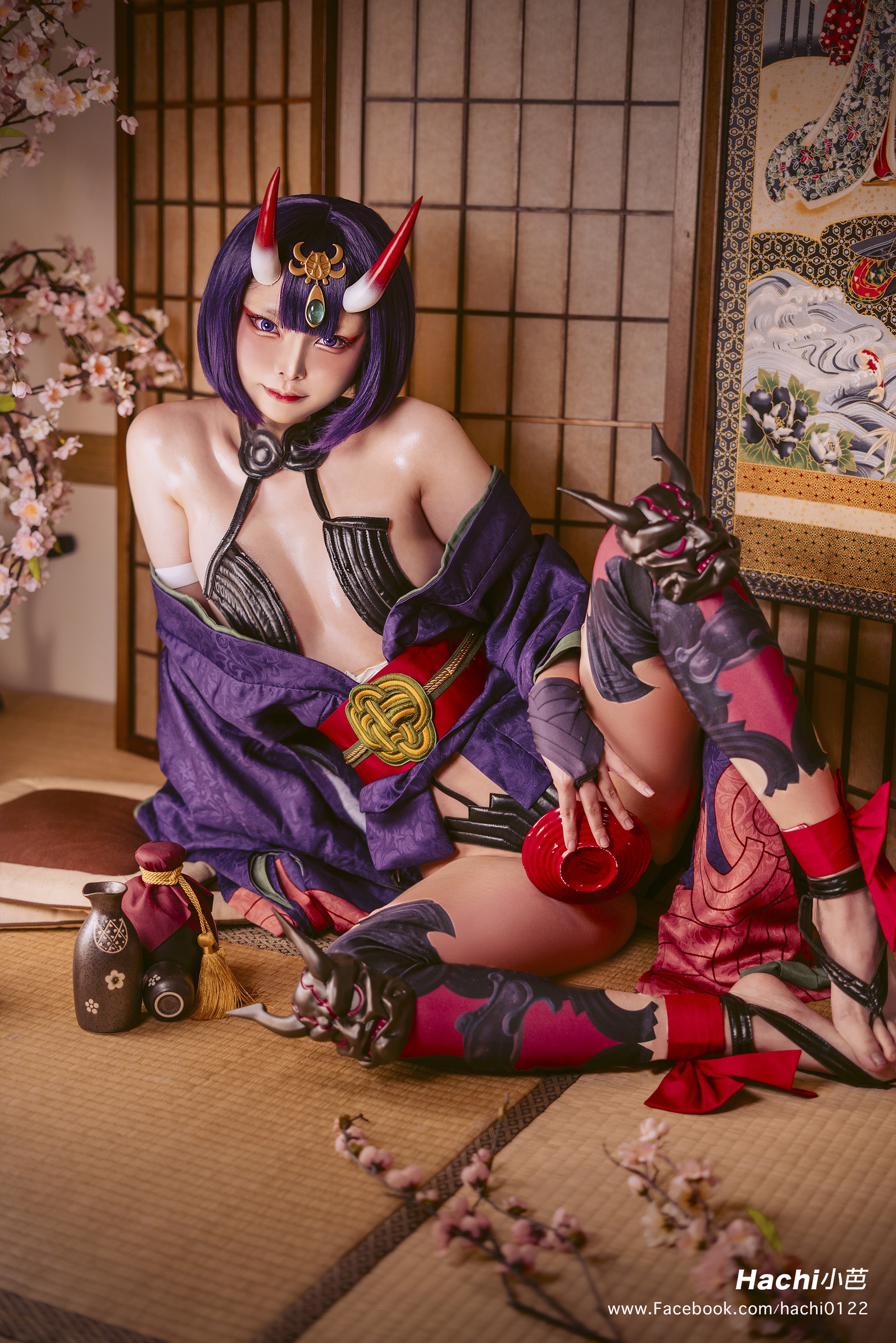Hachi_小芭 - NO.005 酒吞童子 Shuten Douji FGO [14P]-XikXak